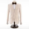 Men's Seersucker Suit 3-Piece Set - Breathable Striped Summer Blazer & Pants - Image 2