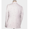 Luxury Men's Rhinestone Paisley Tuxedo White Blazer - Image 3